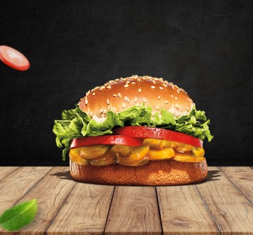 Burger King Mushroom Veggie Burger