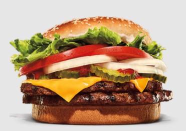 Burger King Double Whopper Meal